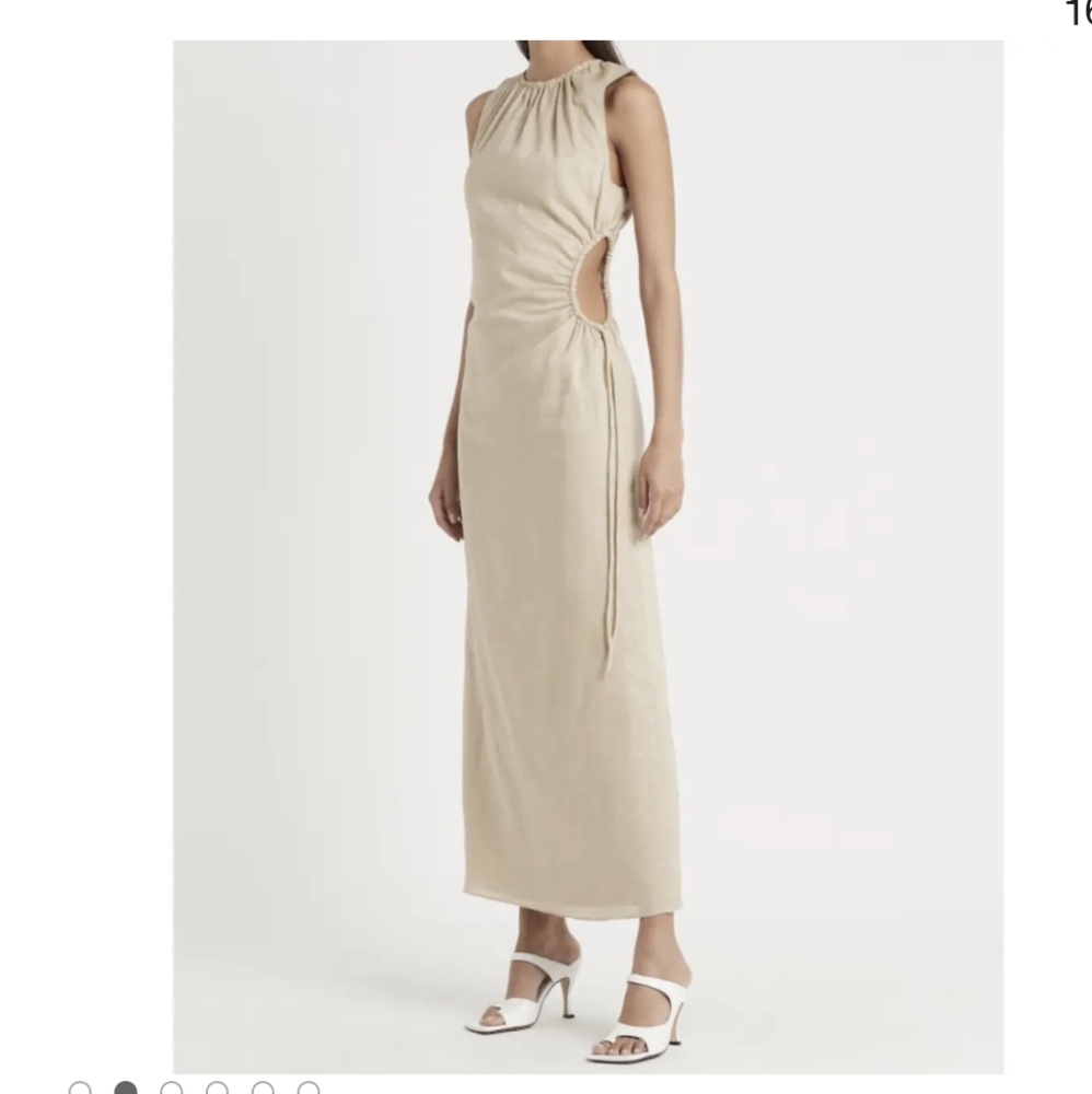 Sir the Label Linen Maxi dress